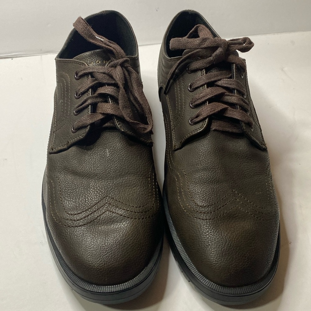 Sean John brown leather lace up size 13